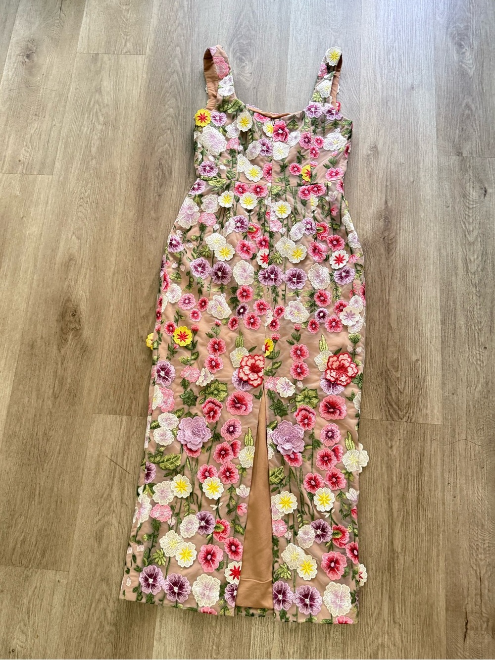 elliatt neve 3d floral applique midi flower cocktail party dress size Small NEW - Picture 8 of 12